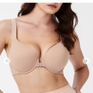 Spanx SPANXsmooth Bra-llelujah Lightly Lined Full Coverage Bra 34DD naked nude